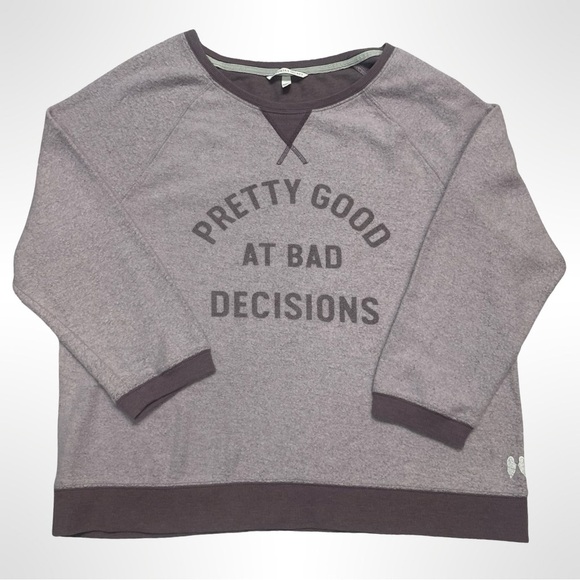 Victoria Secret graphic sweatshirt light purple size medium - Picture 1 of 4